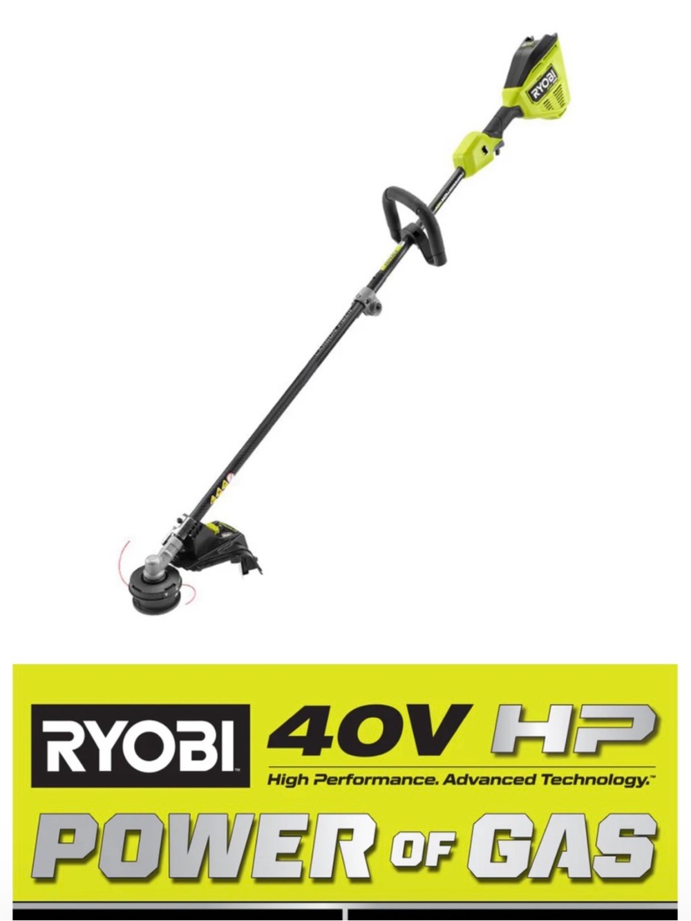 NEW Ryobi 40V Cordless String Trimmer Expand-It Compatible Tool Only RY40297